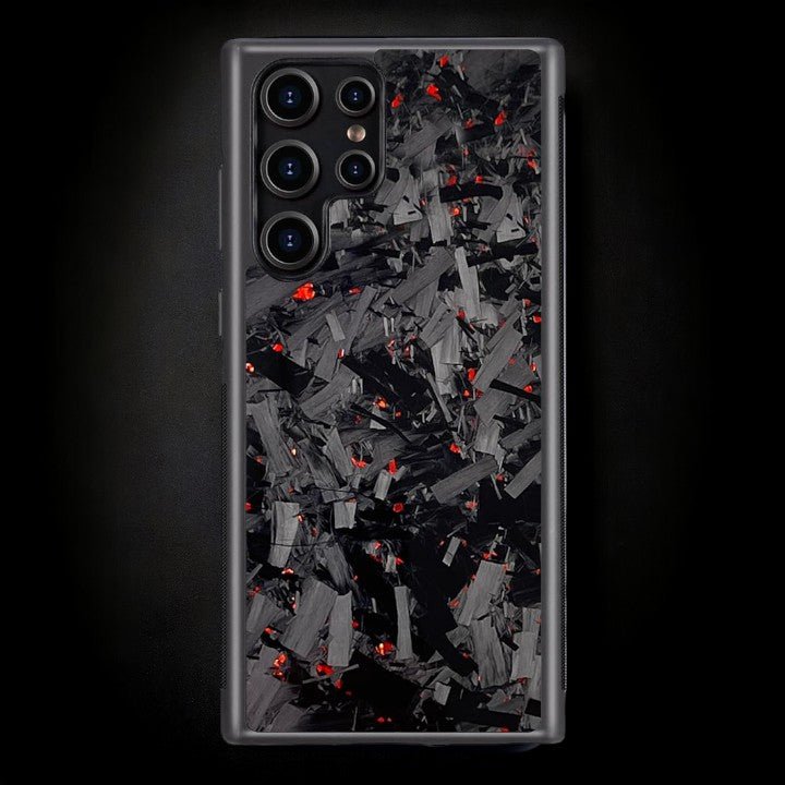 BOLD FORGED Carbon Fiber Galaxy Case - Red