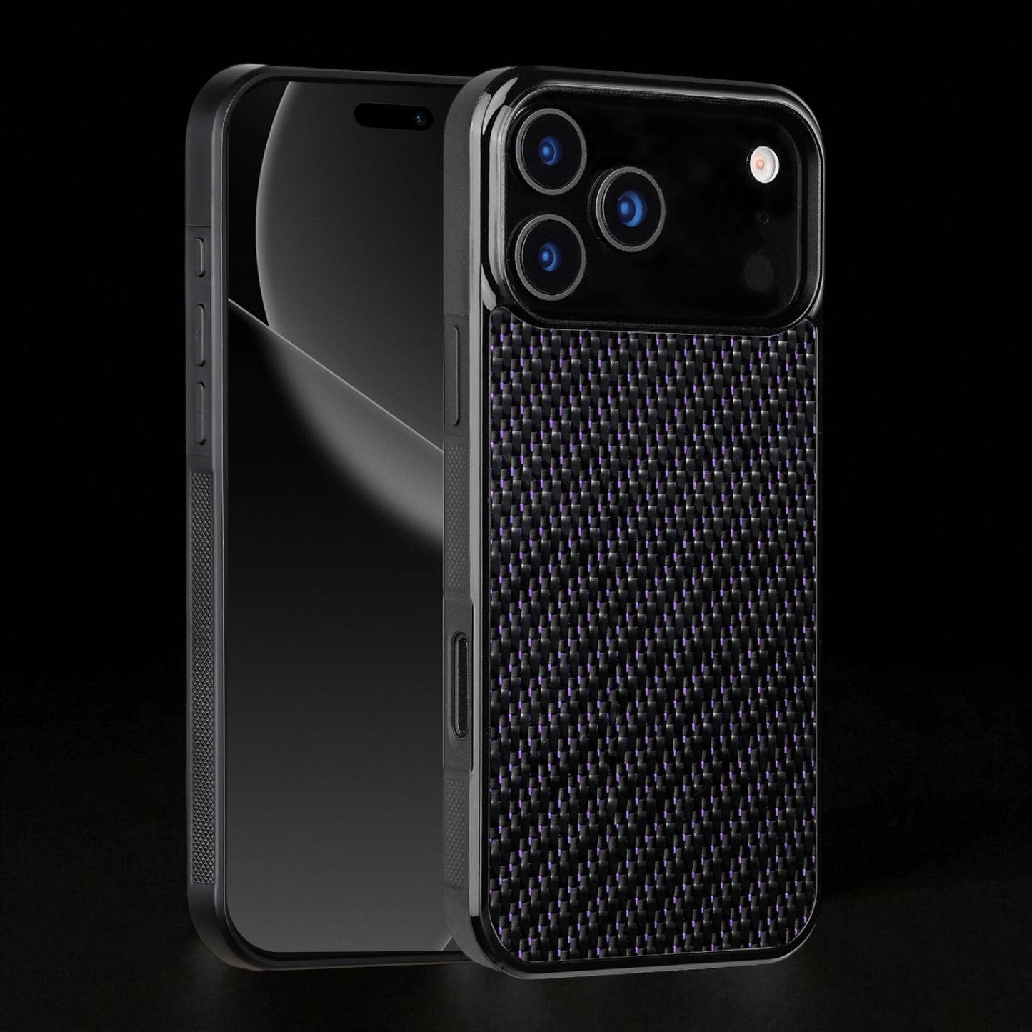 Purple Classic Carbon Fiber iPhone Case
