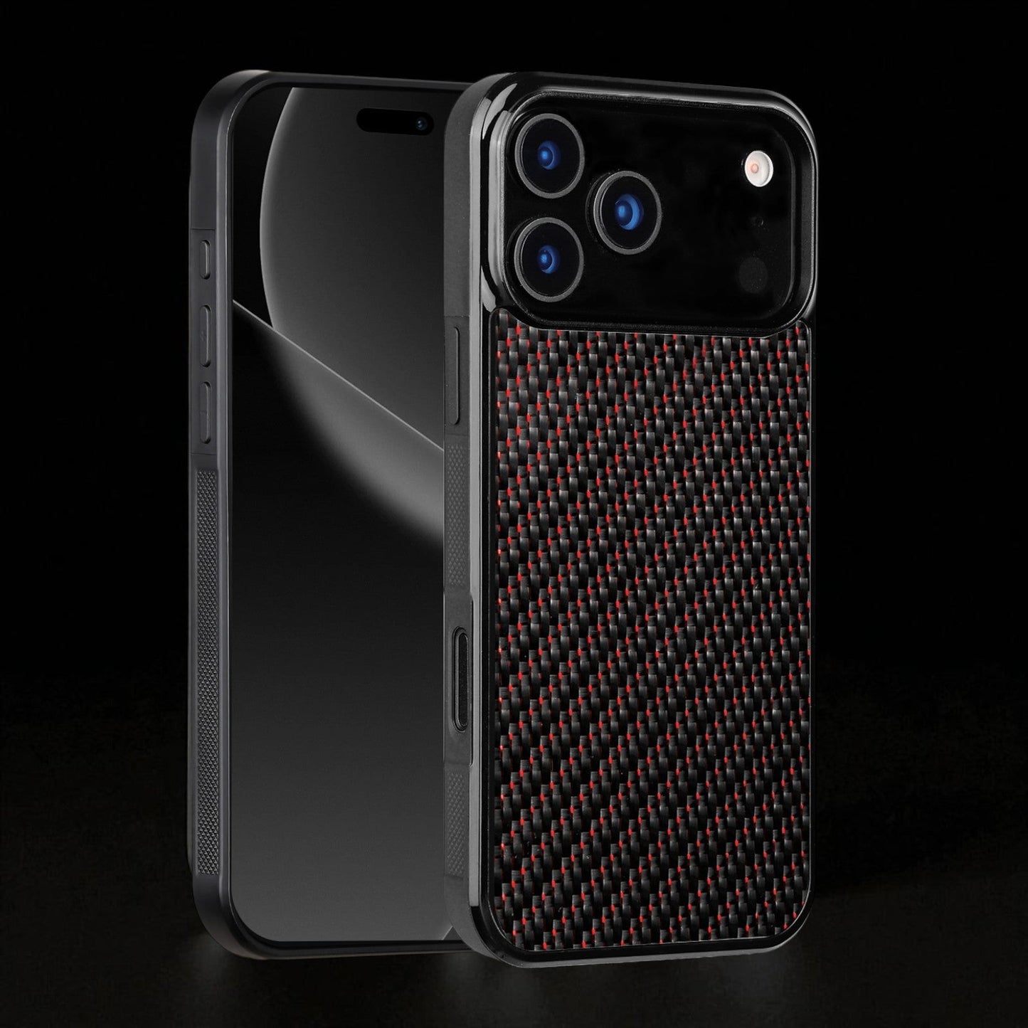 Red Classic Carbon Fiber iPhone Case