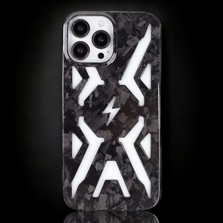 Skeletal V1 Forged Carbon iPhone Case