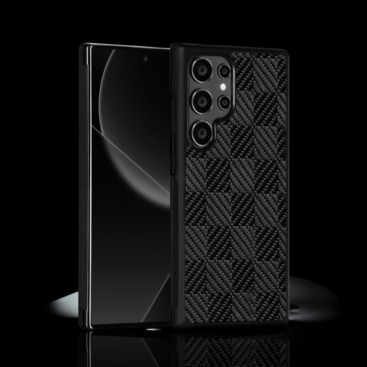 Stealth Grid Carbon Fiber Galaxy Case | Limited Edition