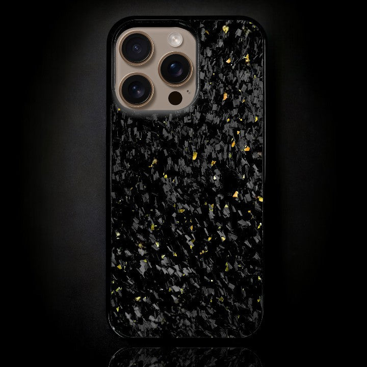 FORGED Carbon Fiber iPhone Case - Gold Forged