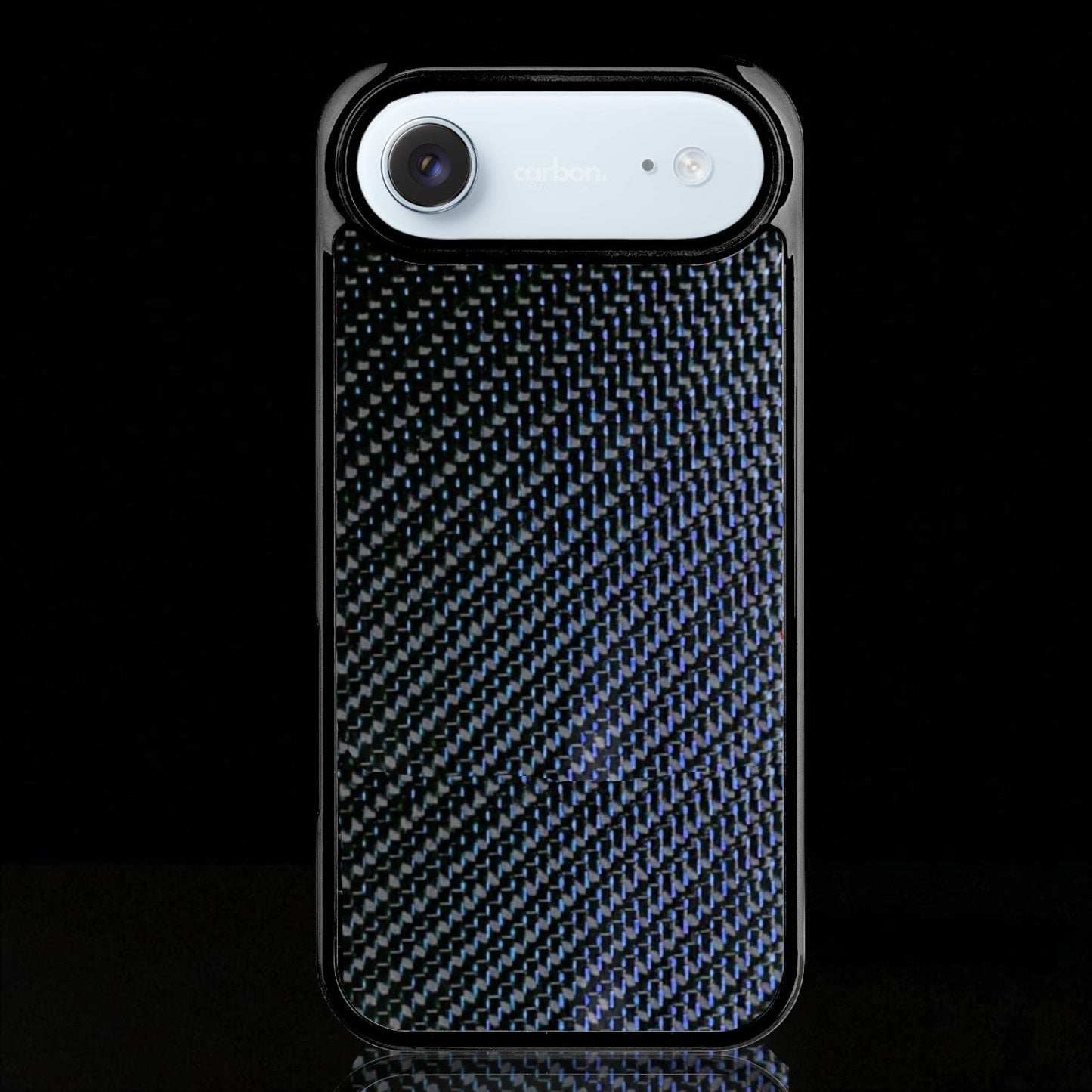 Blue Classic Carbon Fiber iPhone Case