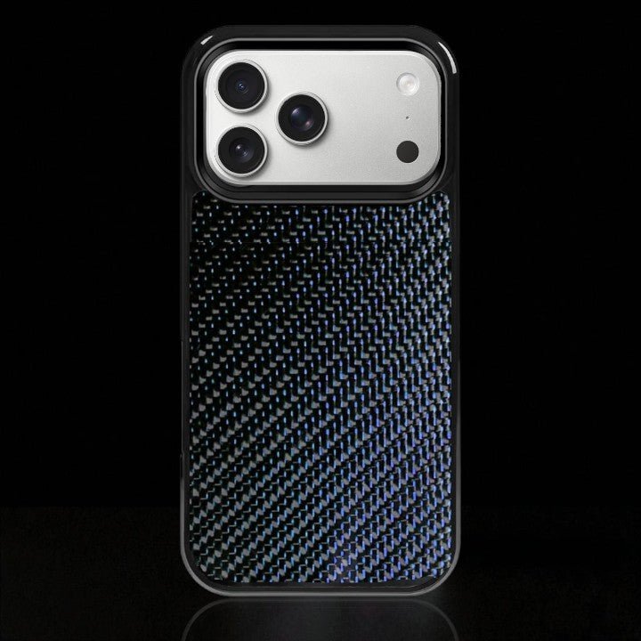 Blue Classic Carbon Fiber iPhone Case