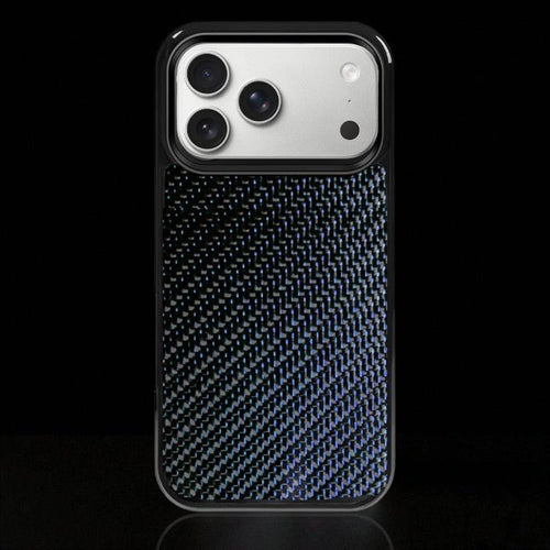 Blue Classic Carbon Fiber iPhone Case