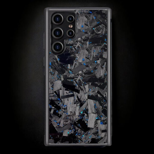 BOLD FORGED Carbon Fiber Galaxy Case - Blue