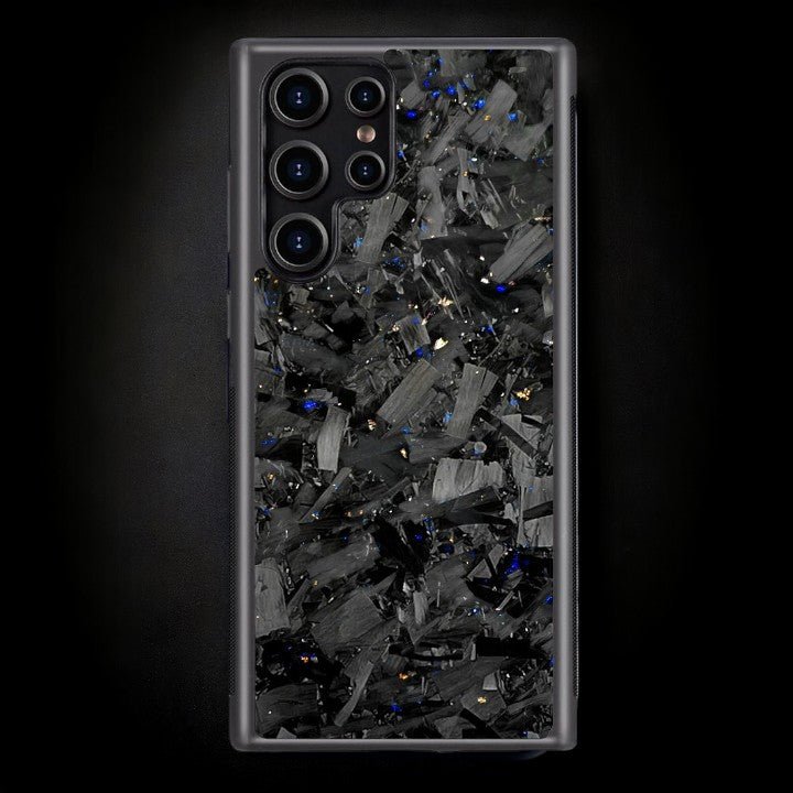 BOLD FORGED Carbon Fiber Galaxy Case - BLUE x GOLD