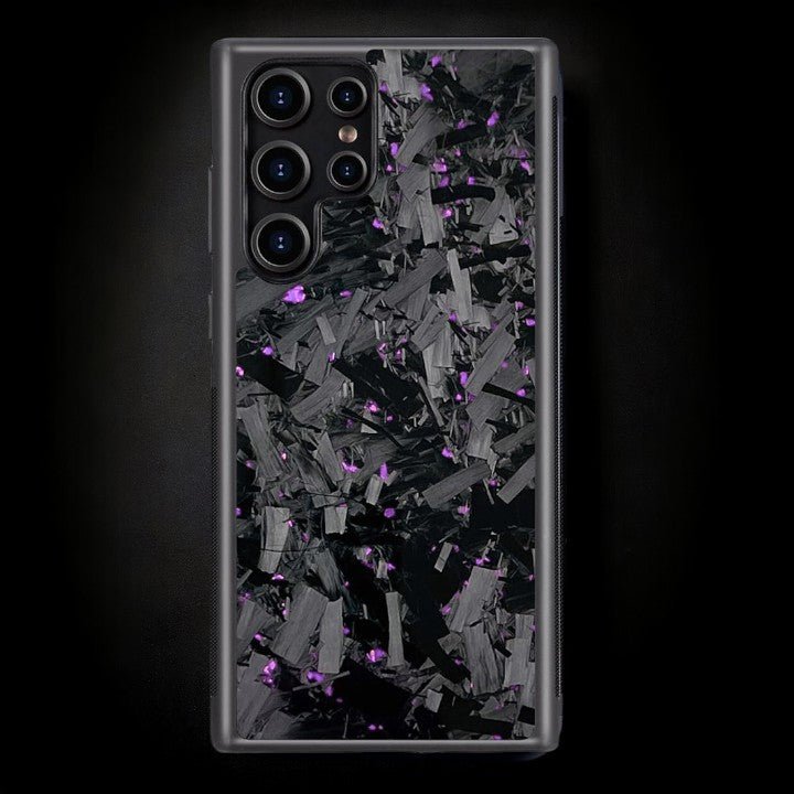 BOLD FORGED Carbon Fiber Galaxy Case - Purple