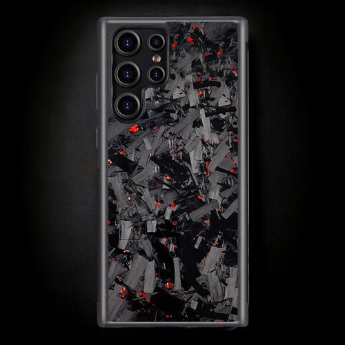 BOLD FORGED Carbon Fiber Galaxy Case - Red