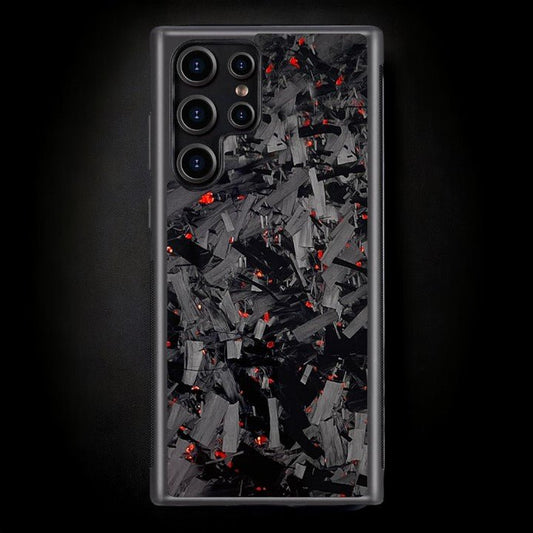 BOLD FORGED Carbon Fiber Galaxy Case - Red