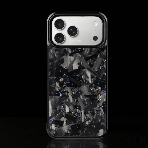 BOLD FORGED Carbon Fiber iPhone Case - BLUE x GOLD