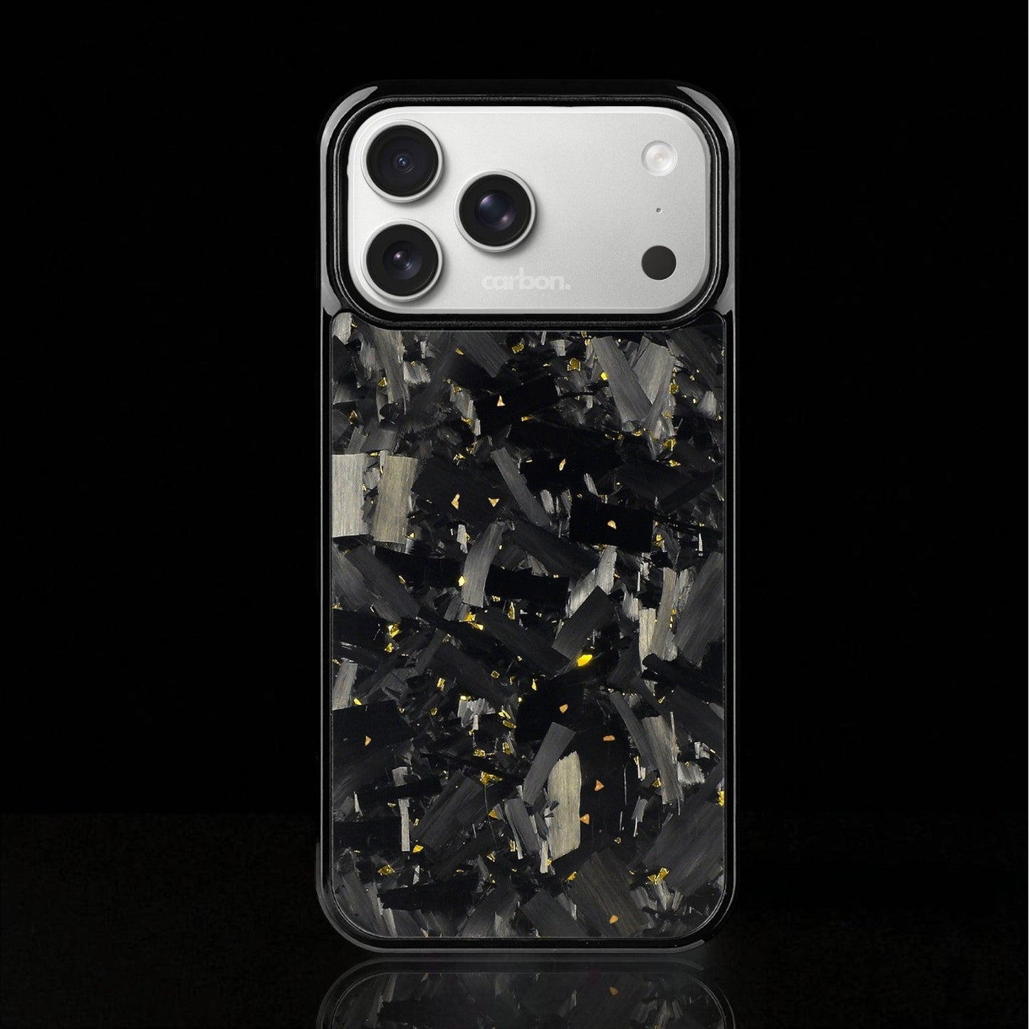 BOLD FORGED Carbon Fiber iPhone Case - Gold