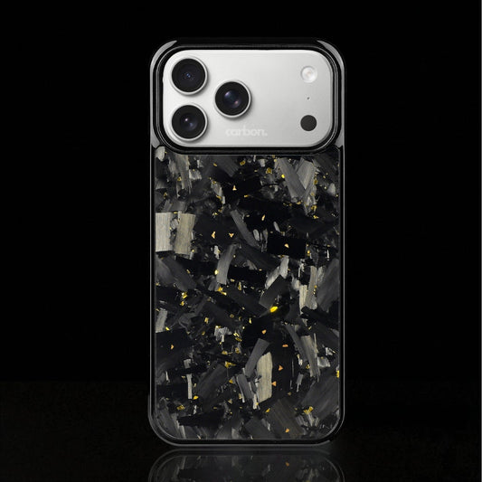 BOLD FORGED Carbon Fiber iPhone Case - Gold