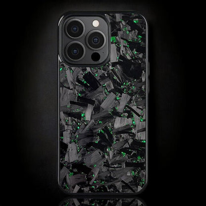 BOLD FORGED Carbon Fiber iPhone Case - Green