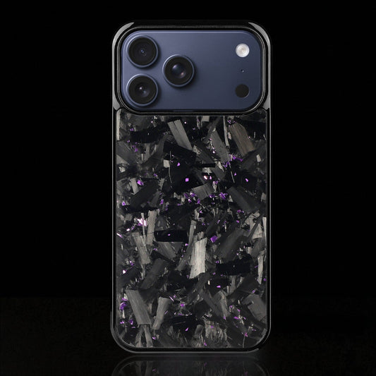 BOLD FORGED Carbon Fiber iPhone Case - Purple