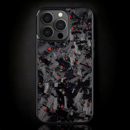 BOLD FORGED Carbon Fiber iPhone Case - Red