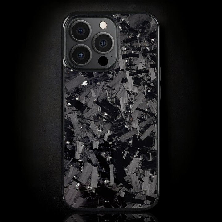 BOLD FORGED Carbon Fiber iPhone Case - White