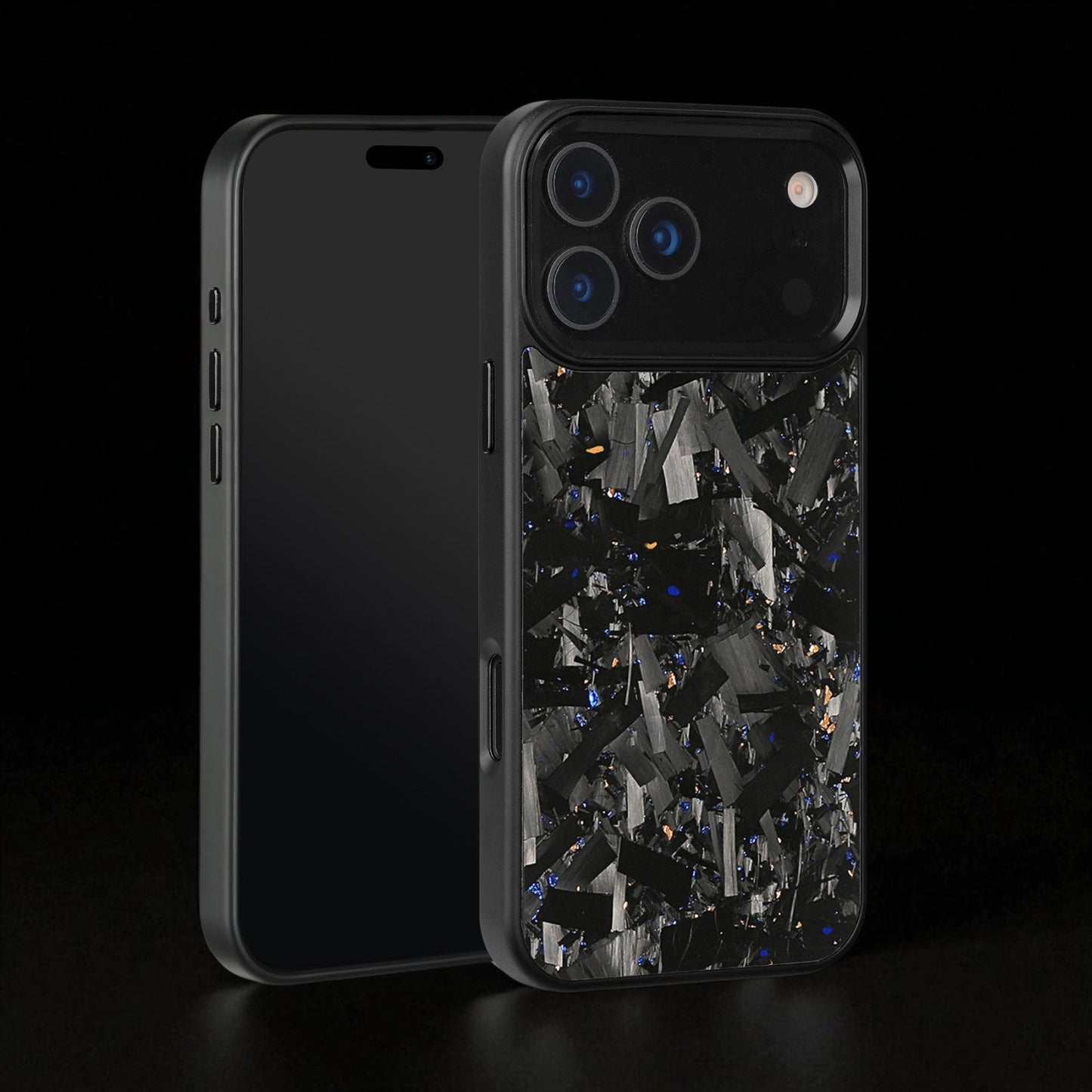 BOLD FORGED Carbon Fiber x Accent | Blue x Gold | iPhone