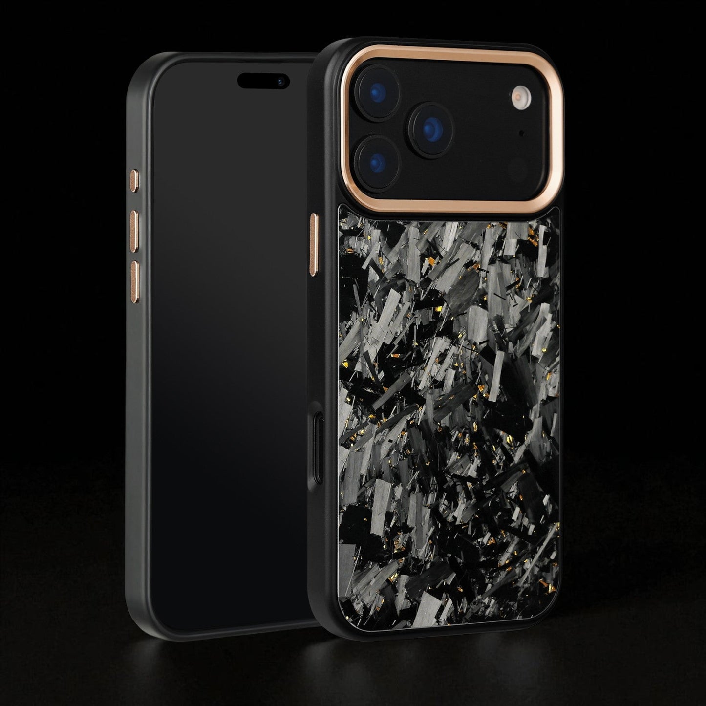 BOLD FORGED Carbon Fiber x Accent | Gold | iPhone