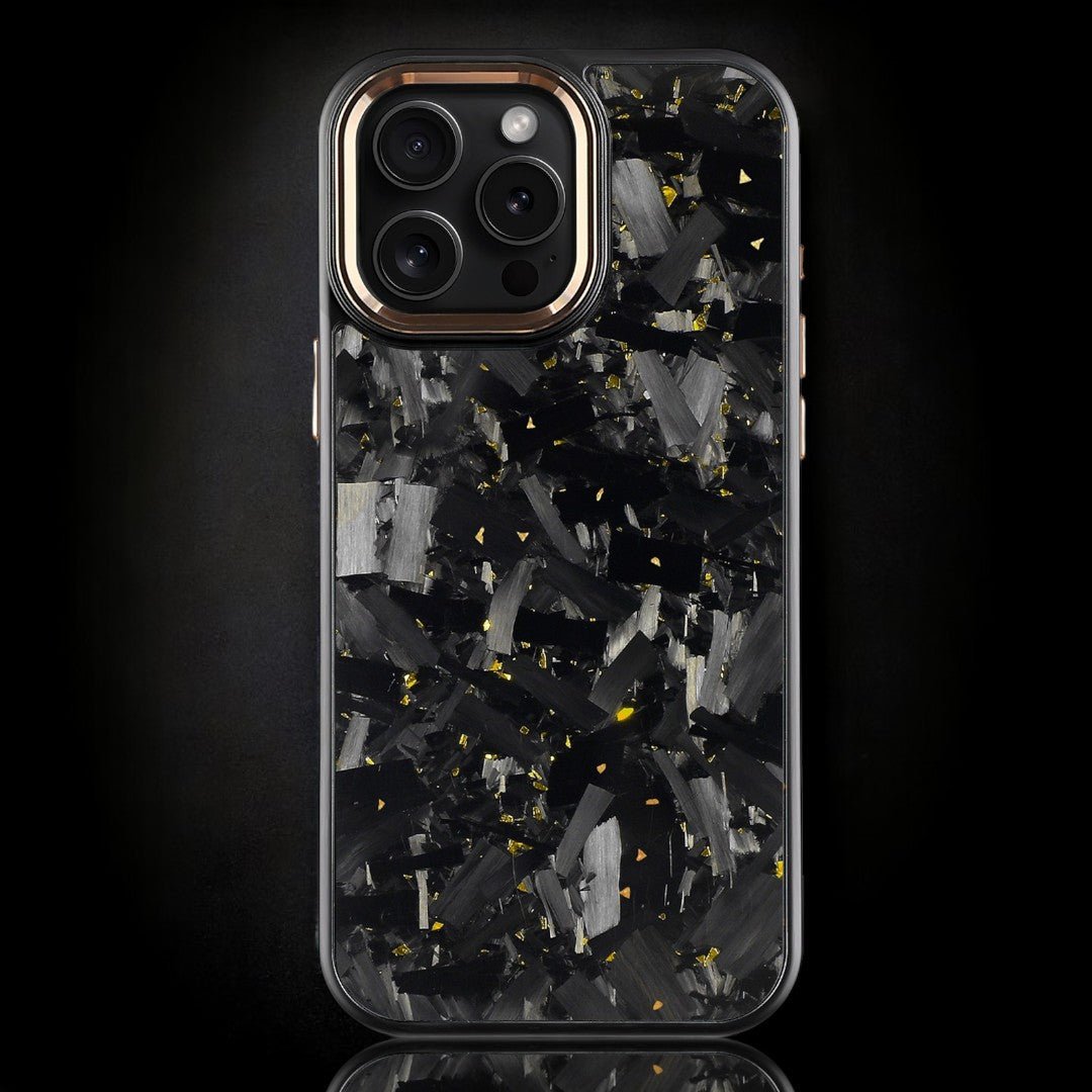 BOLD FORGED Carbon Fiber x Accent | Gold | iPhone