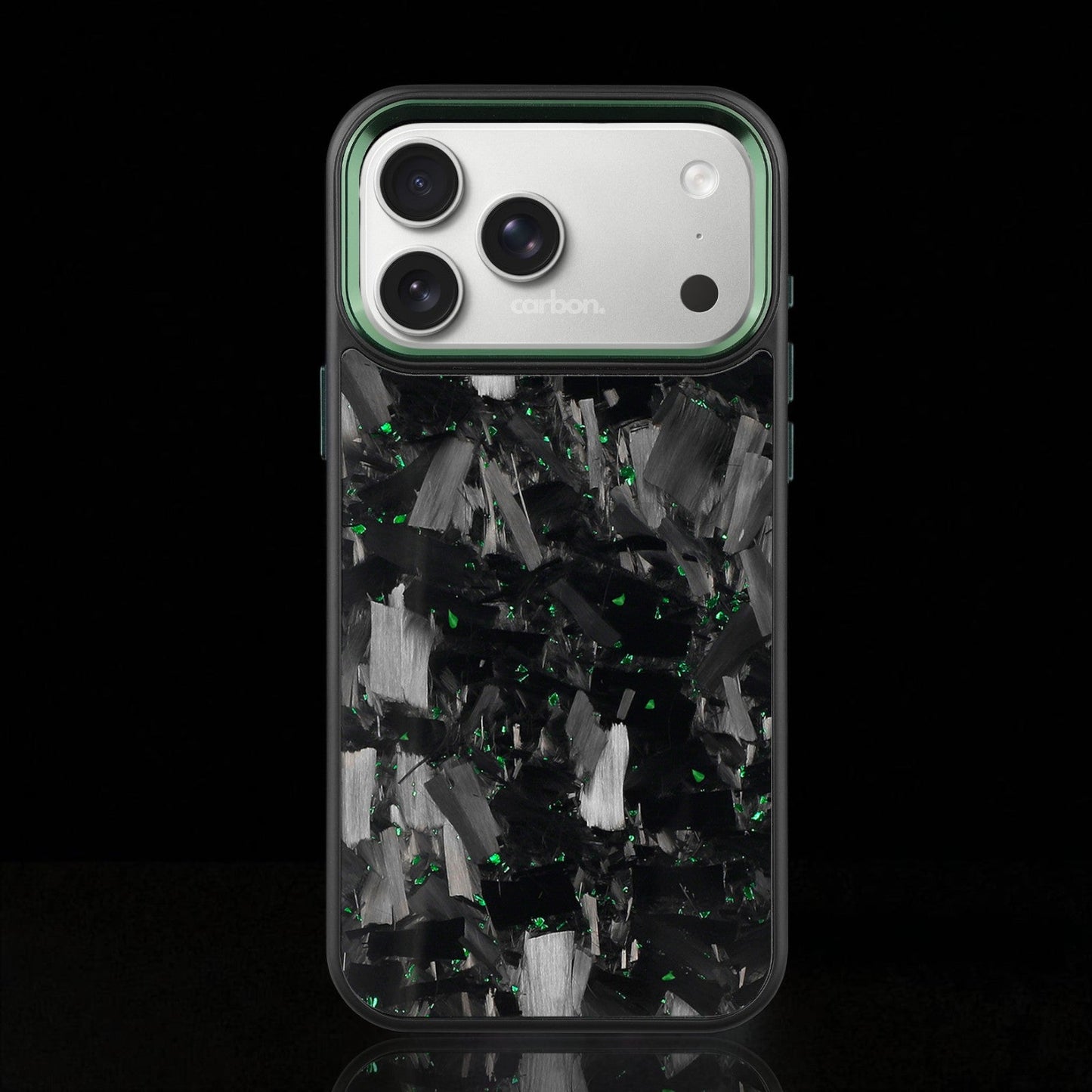BOLD FORGED Carbon Fiber x Accent | Green | iPhone