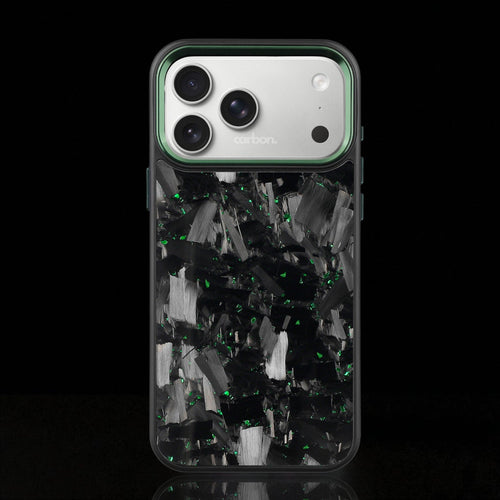 BOLD FORGED Carbon Fiber x Accent | Green | iPhone