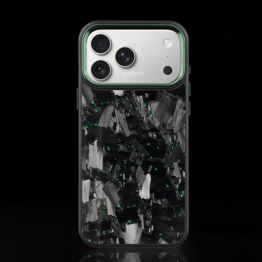 BOLD FORGED Carbon Fiber x Accent | Green | iPhone