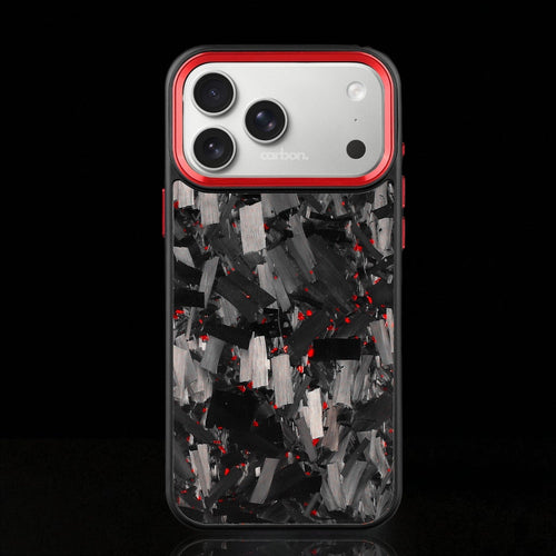 BOLD FORGED Carbon Fiber x Accent | Red | iPhone