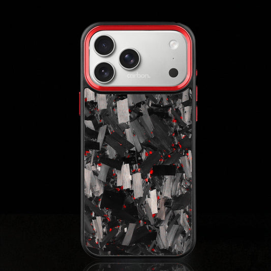 BOLD FORGED Carbon Fiber x Accent | Red | iPhone