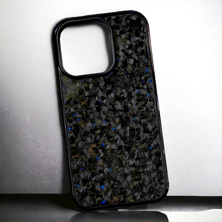 FORGED Carbon Fiber iPhone Case - Blue Forged