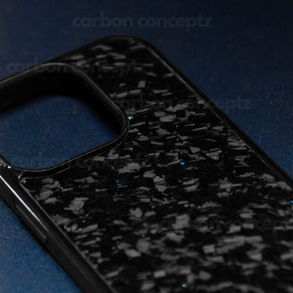 FORGED Carbon Fiber iPhone Case - Blue Forged