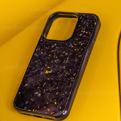 FORGED Carbon Fiber iPhone Case - Gold Forged