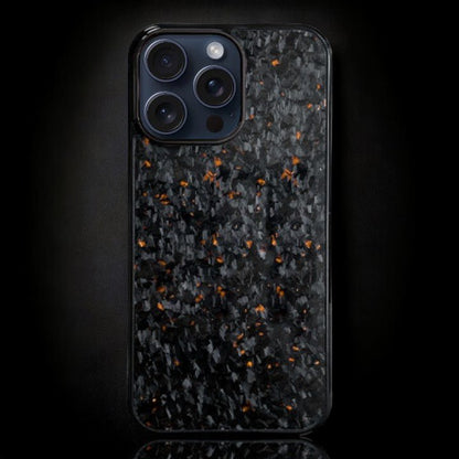 FORGED Carbon Fiber iPhone Case - Orange Forged