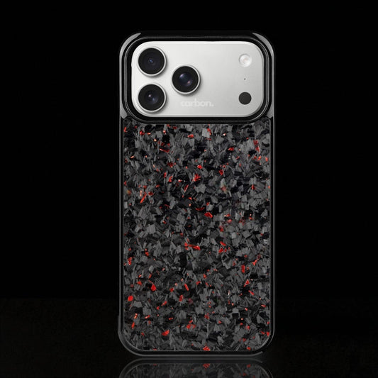 FORGED Carbon Fiber iPhone Case - Red Forged