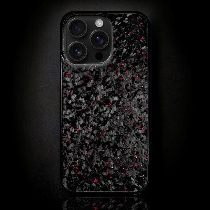 FORGED Carbon Fiber iPhone Case - Red Forged