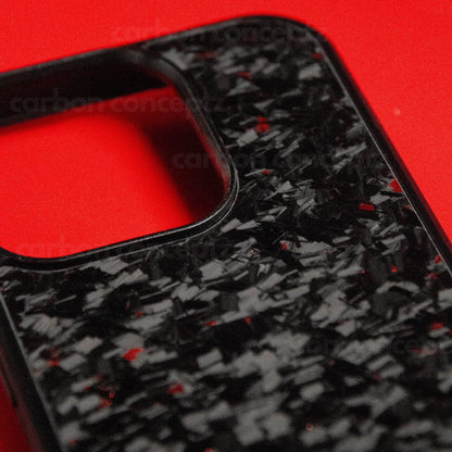 FORGED Carbon Fiber iPhone Case - Red Forged