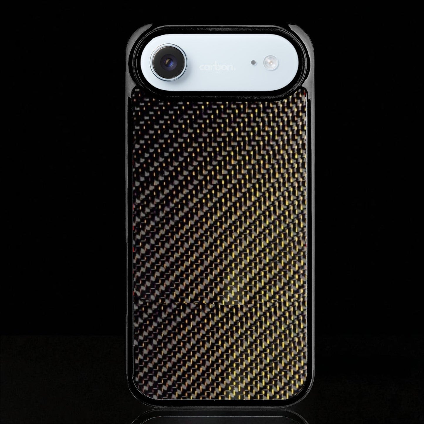 Gold Classic Carbon Fiber iPhone Case
