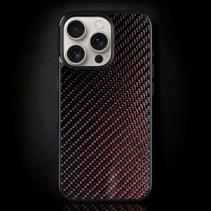 Red Classic Carbon Fiber iPhone Case