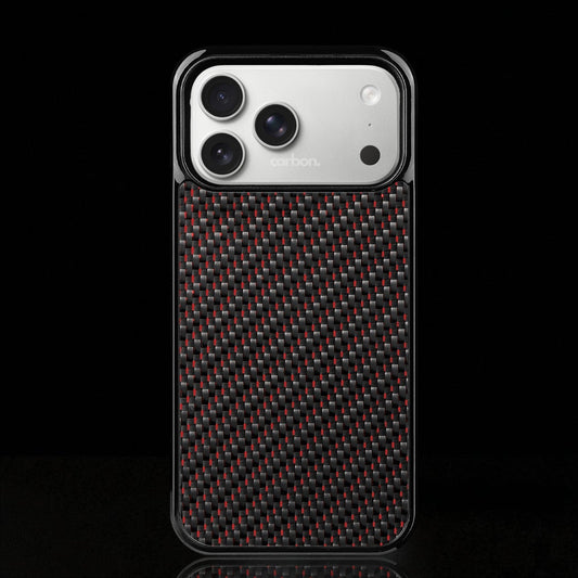 Red Classic Carbon Fiber iPhone Case