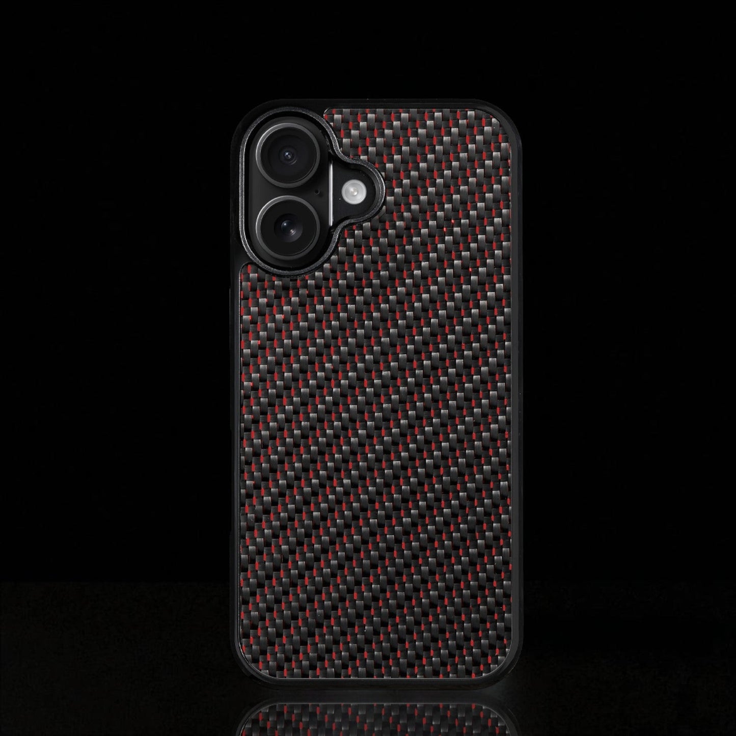Red Classic Carbon Fiber iPhone Case