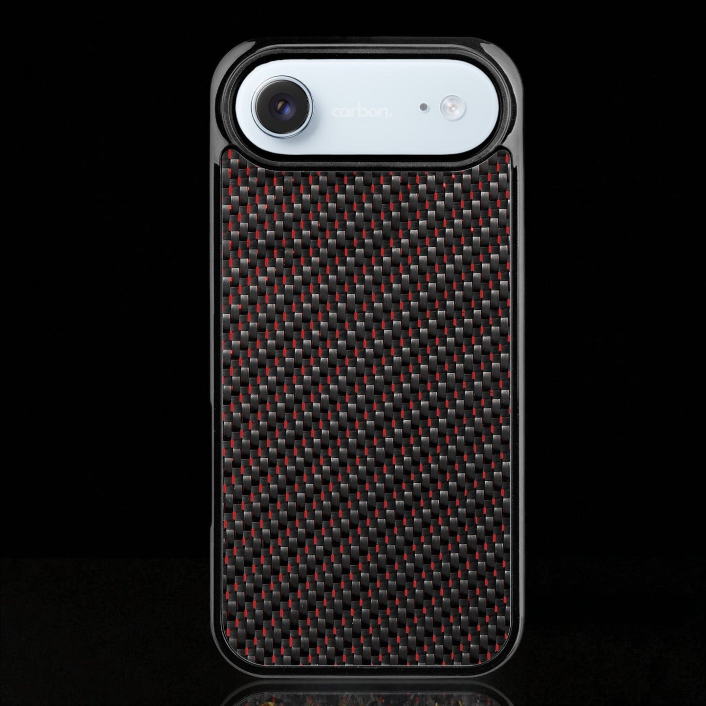 Red Classic Carbon Fiber iPhone Case