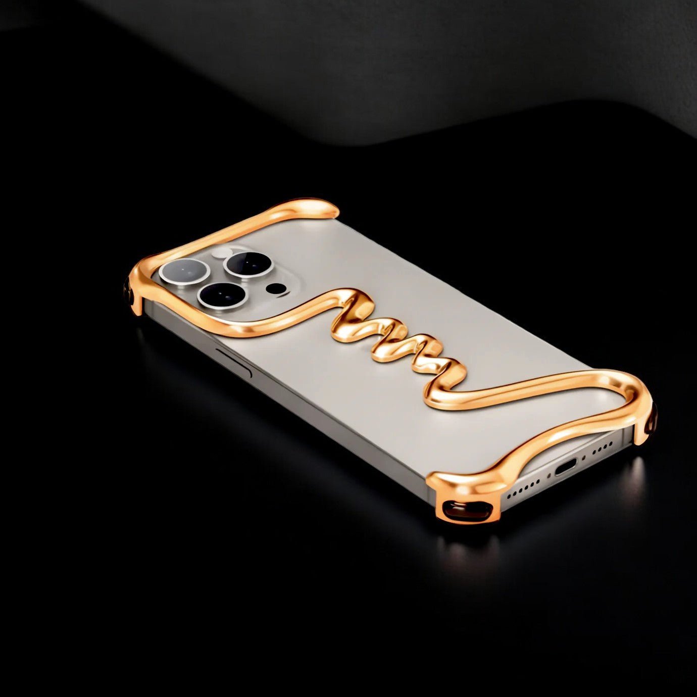Serpent Exoskeletal iPhone Case - Gold
