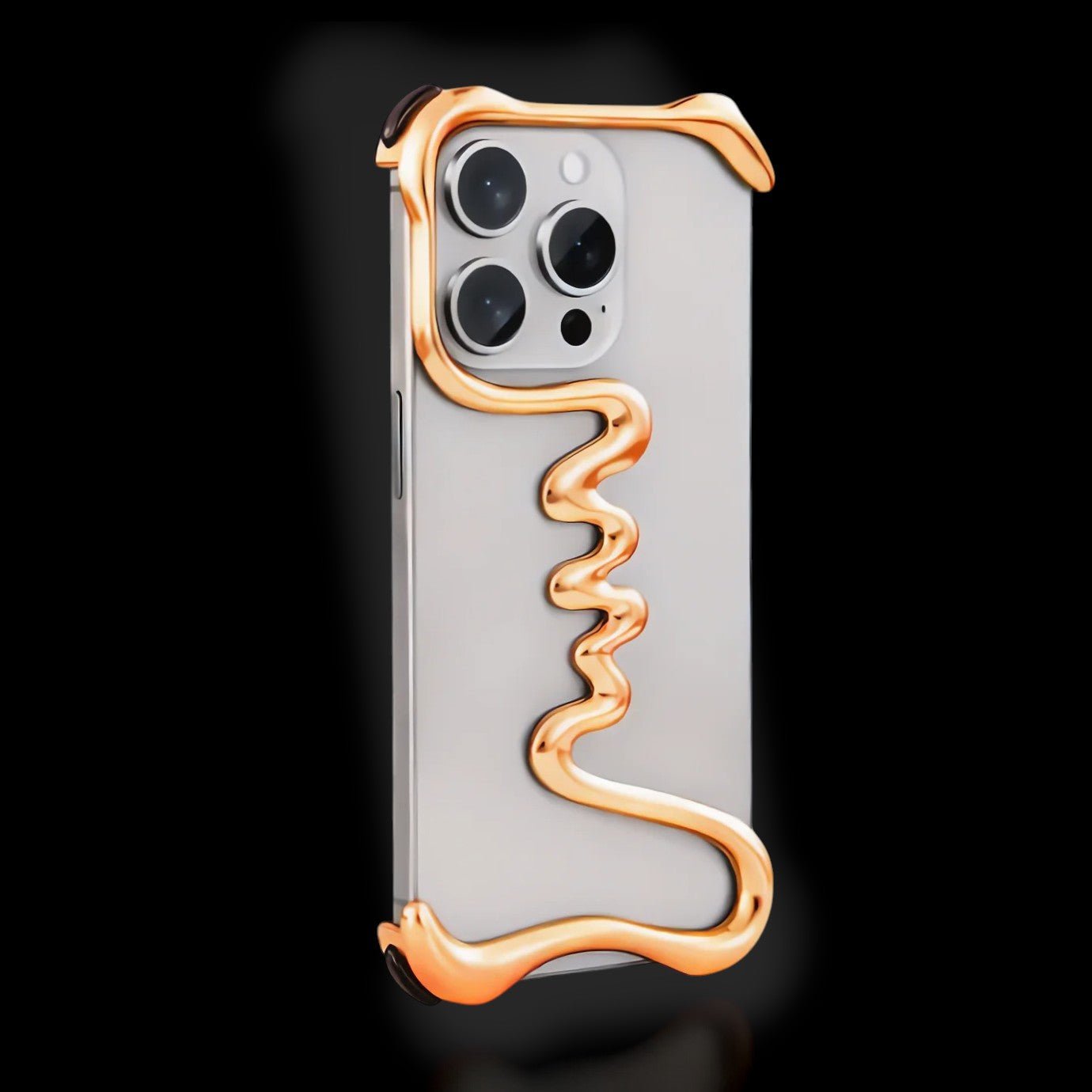 Serpent Exoskeletal iPhone Case - Gold