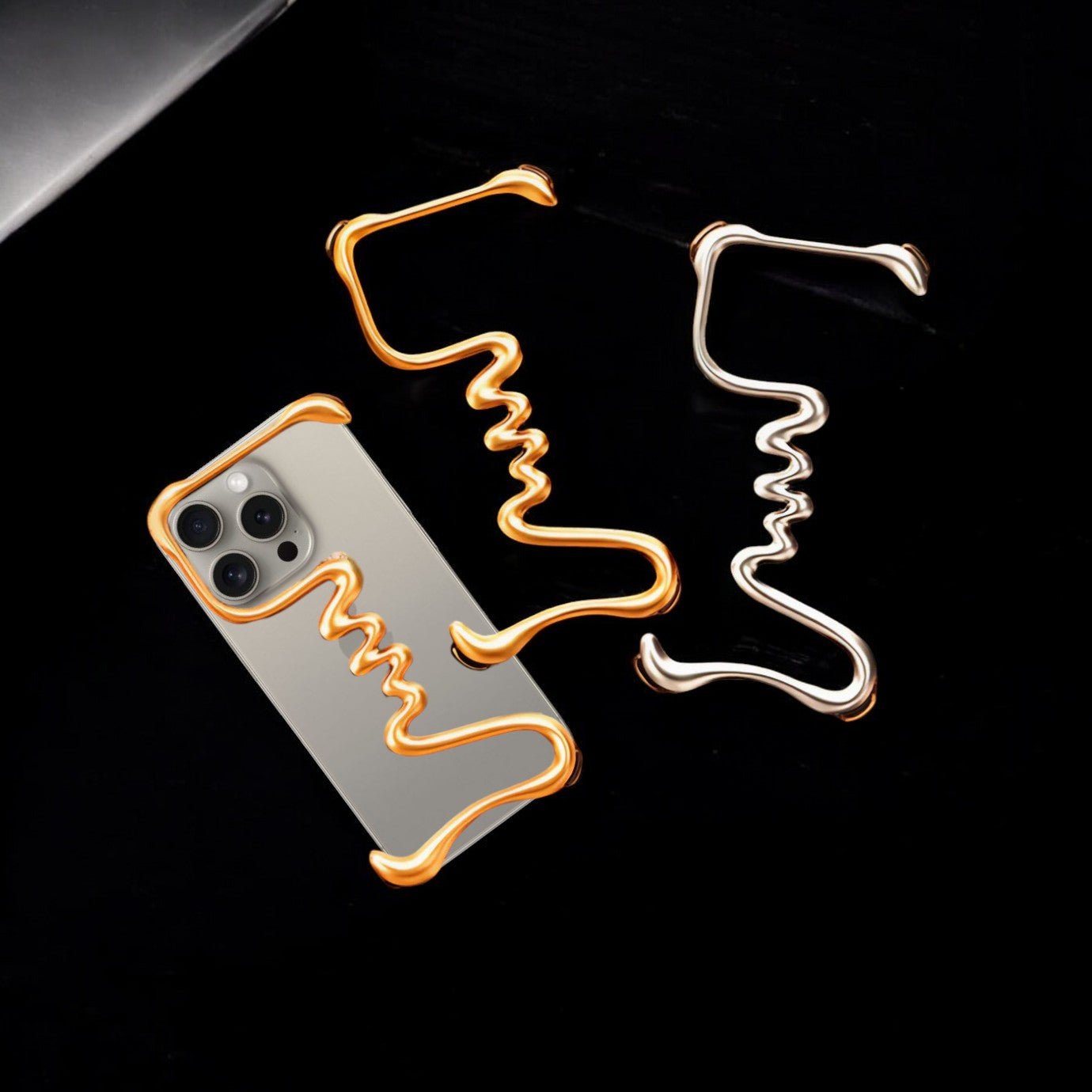 Serpent Exoskeletal iPhone Case - Gold