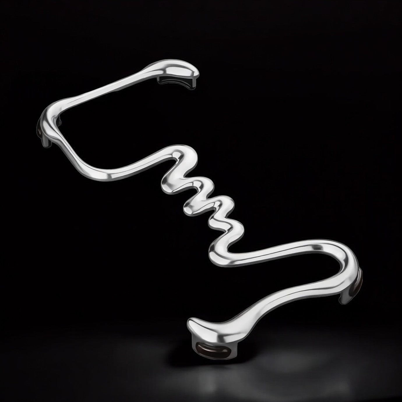 Serpent Exoskeletal iPhone Case - Siver