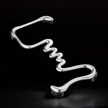 Serpent Exoskeletal iPhone Case - Siver