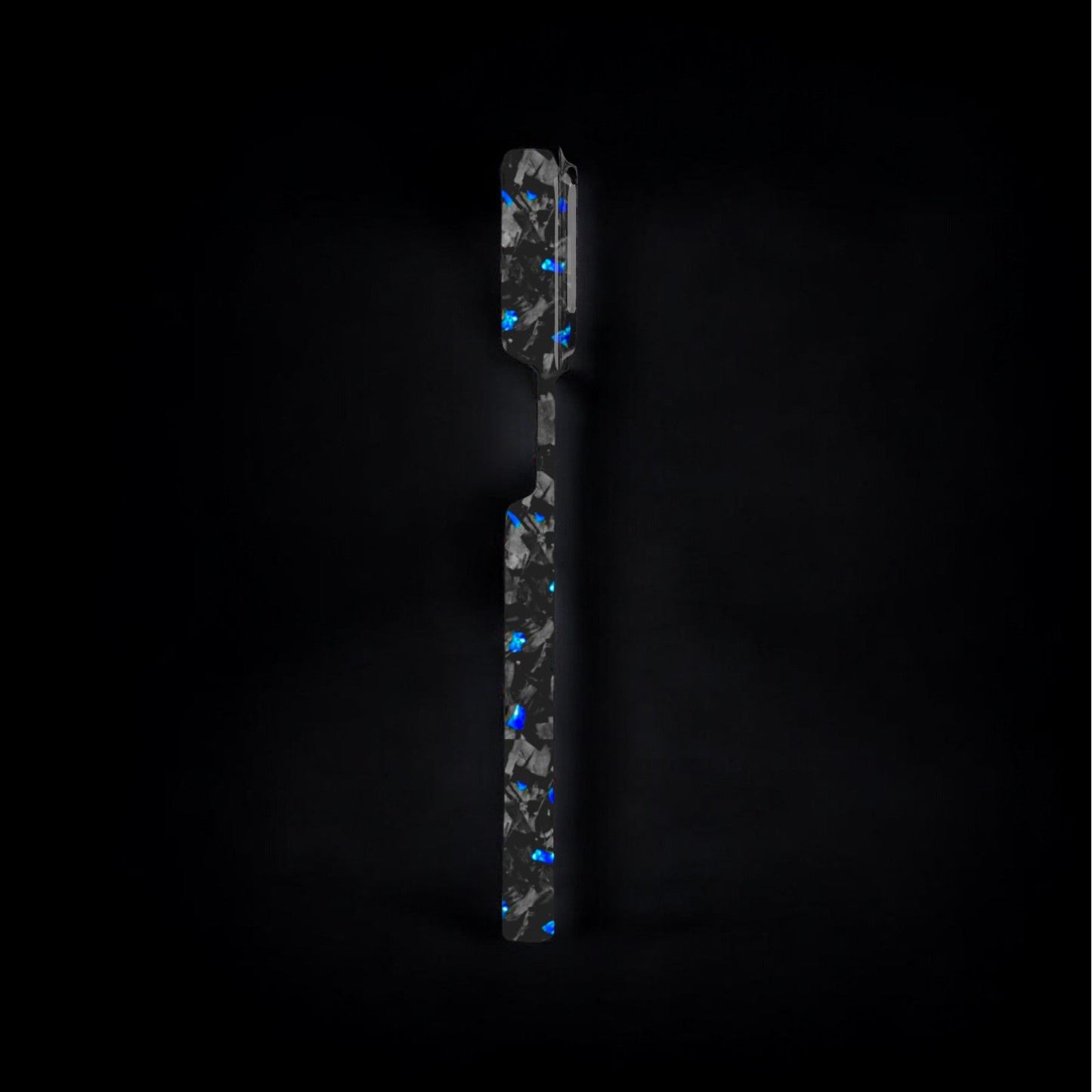 Skeletal Blue Forged Carbon iPhone Case