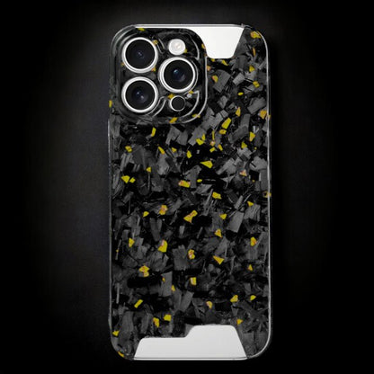 Skeletal Gold Forged Carbon iPhone Case