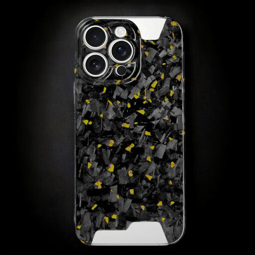 Skeletal Gold Forged Carbon iPhone Case