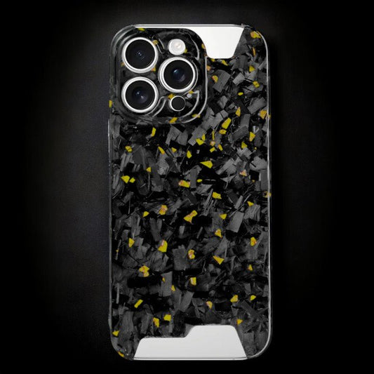 Skeletal Gold Forged Carbon iPhone Case